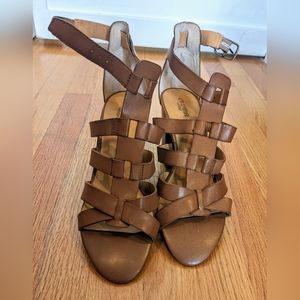 Crown Vintage Heeled Sandals. Size 10.